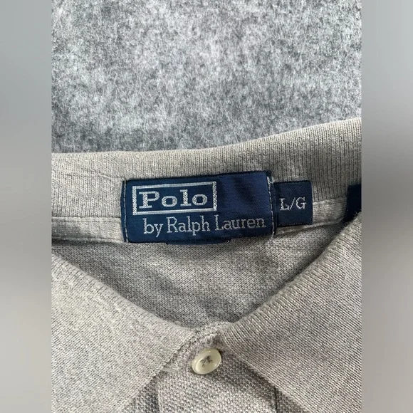 Polo by Ralph Lauren Light Gray Polo Shirt - Picture 4 of 14